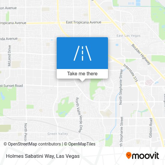 Mapa de Holmes Sabatini Way