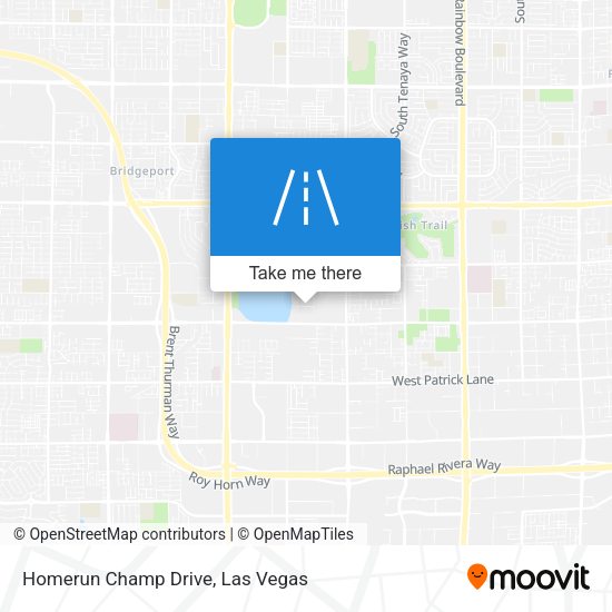 Mapa de Homerun Champ Drive
