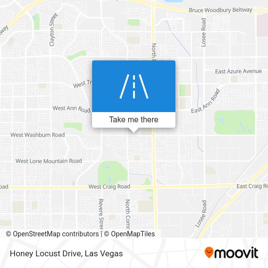 Honey Locust Drive map