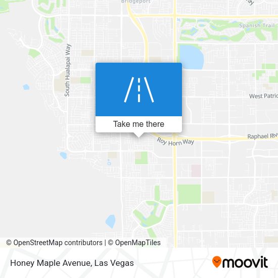 Honey Maple Avenue map