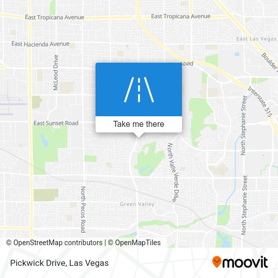 Mapa de Pickwick Drive