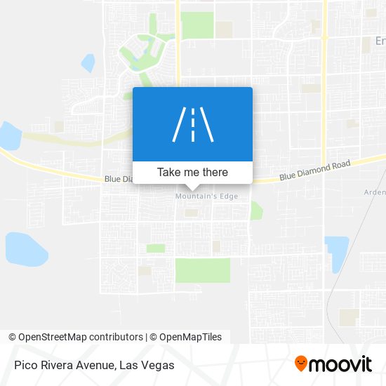 Pico Rivera Avenue map