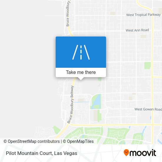 Pilot Mountain Court map