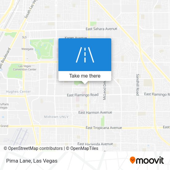 Mapa de Pima Lane