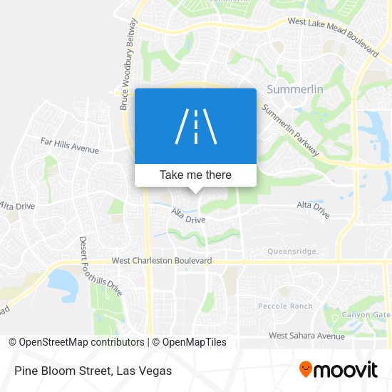 Pine Bloom Street map