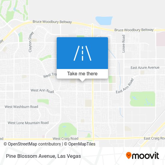 Mapa de Pine Blossom Avenue
