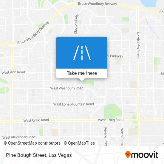 Mapa de Pine Bough Street