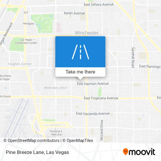 Mapa de Pine Breeze Lane