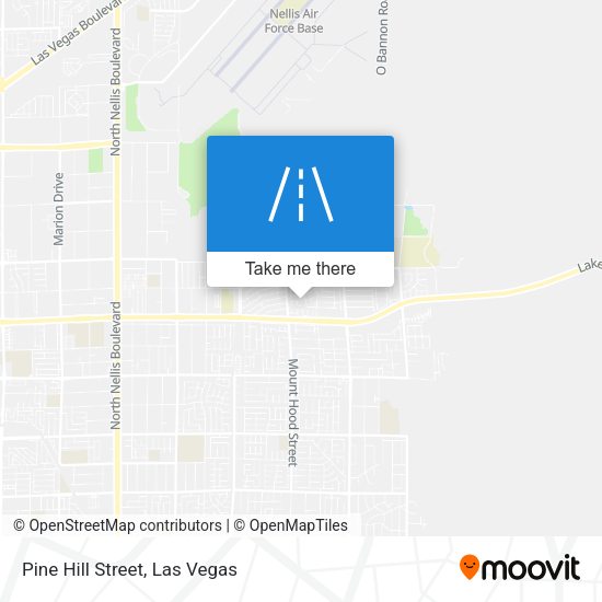 Pine Hill Street map