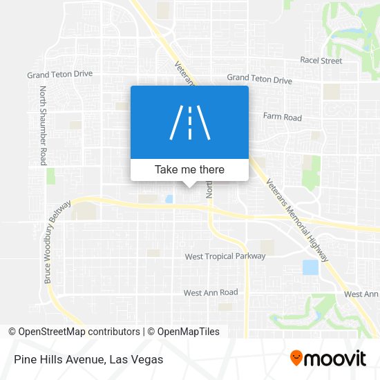 Pine Hills Avenue map