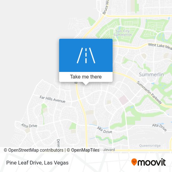 Mapa de Pine Leaf Drive