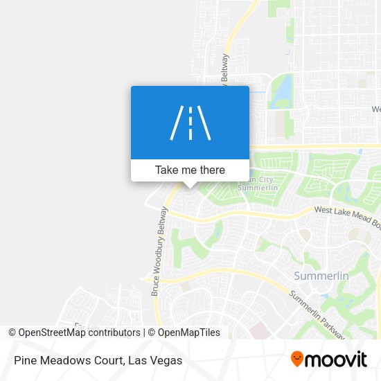 Pine Meadows Court map