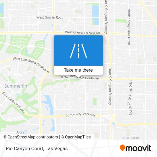 Mapa de Rio Canyon Court