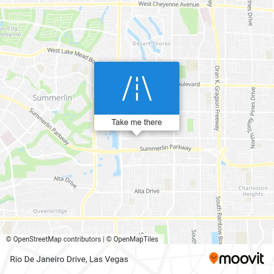 Rio De Janeiro Drive map