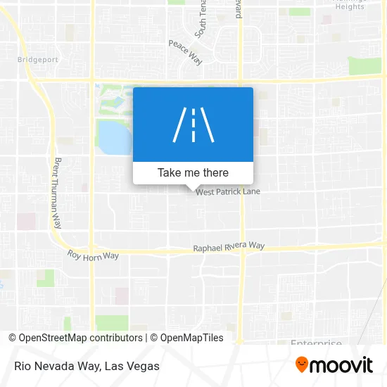 Rio Nevada Way map