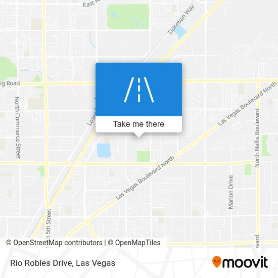 Rio Robles Drive map