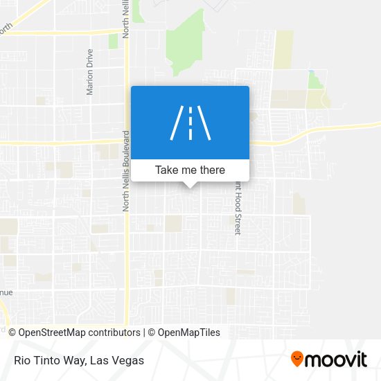 Mapa de Rio Tinto Way