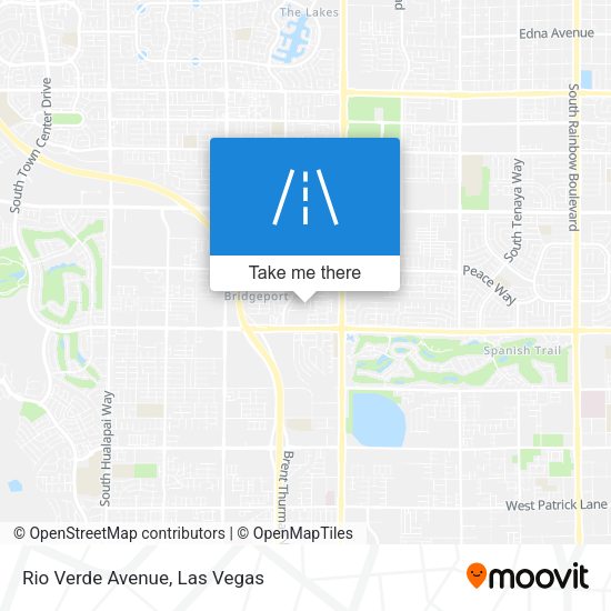 Rio Verde Avenue map