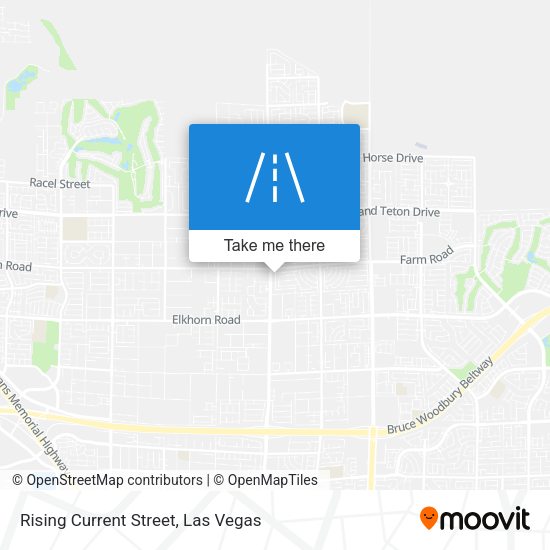 Rising Current Street map