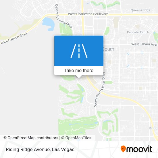Mapa de Rising Ridge Avenue