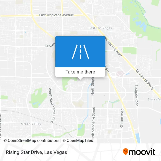 Rising Star Drive map