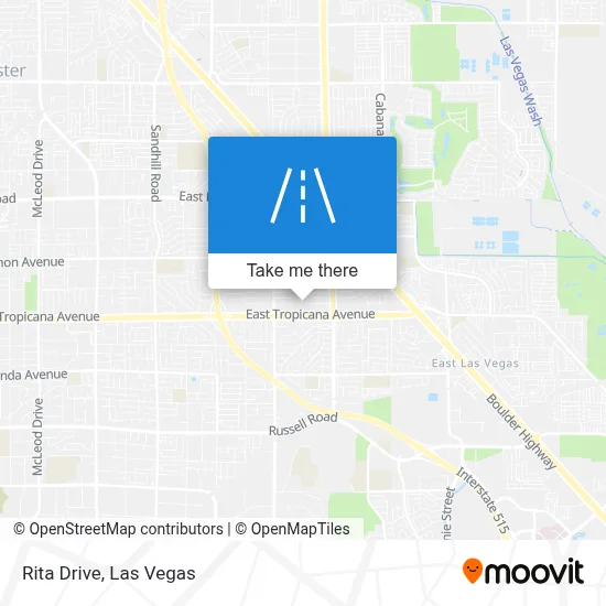 Rita Drive map