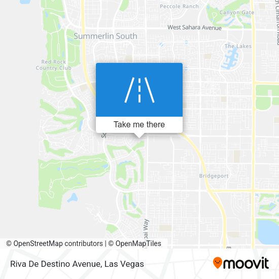 Riva De Destino Avenue map