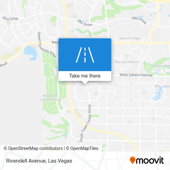 Rivendell Avenue map