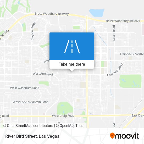 River Bird Street map