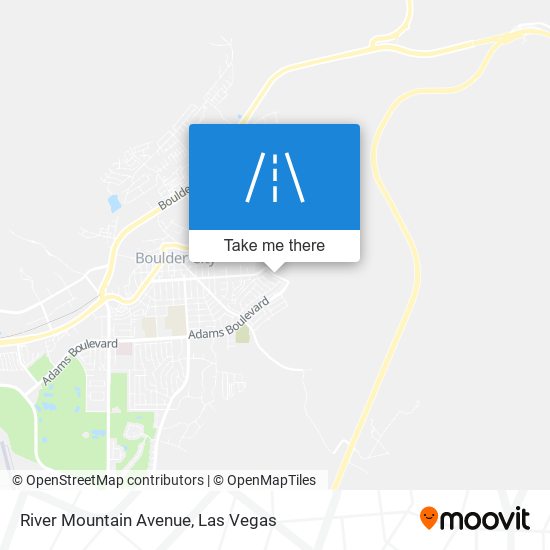 River Mountain Avenue map