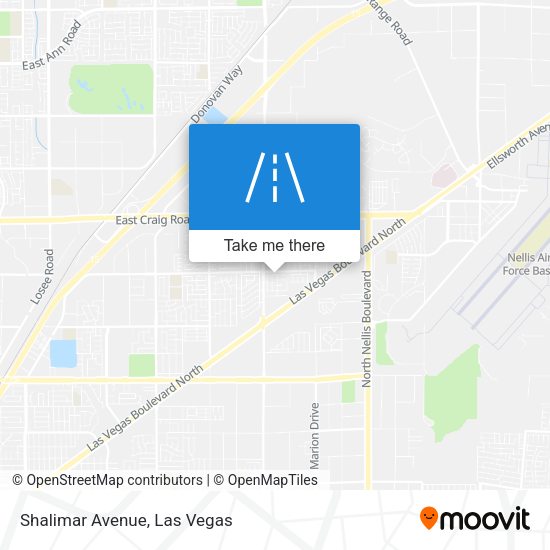 Shalimar Avenue map