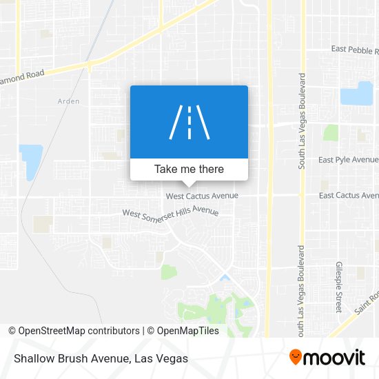 Shallow Brush Avenue map