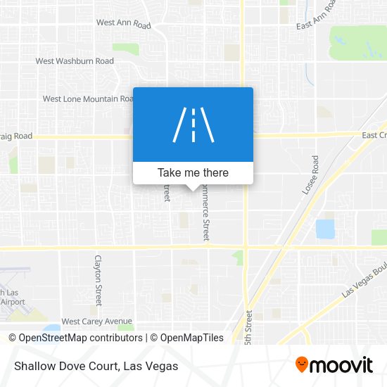 Mapa de Shallow Dove Court