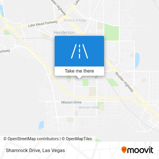 Mapa de Shamrock Drive