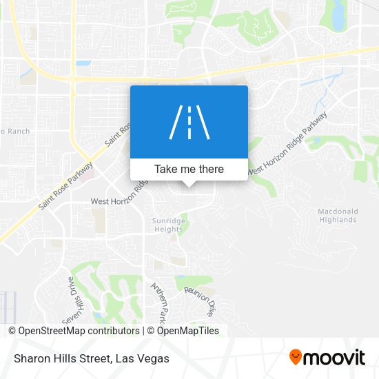Sharon Hills Street map