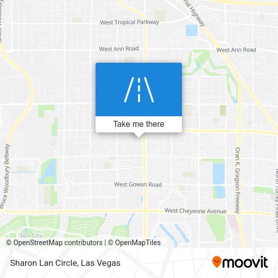 Mapa de Sharon Lan Circle