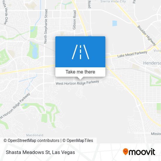 Shasta Meadows St map