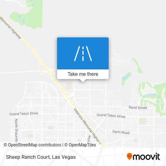 Sheep Ranch Court map