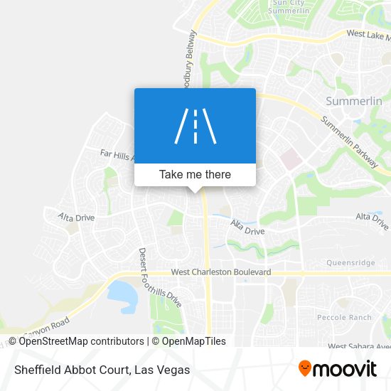 Sheffield Abbot Court map