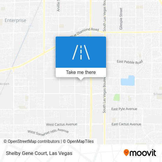 Shelby Gene Court map