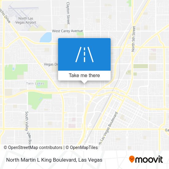 Mapa de North Martin L King Boulevard