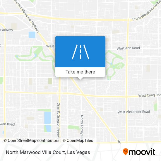North Marwood Villa Court map