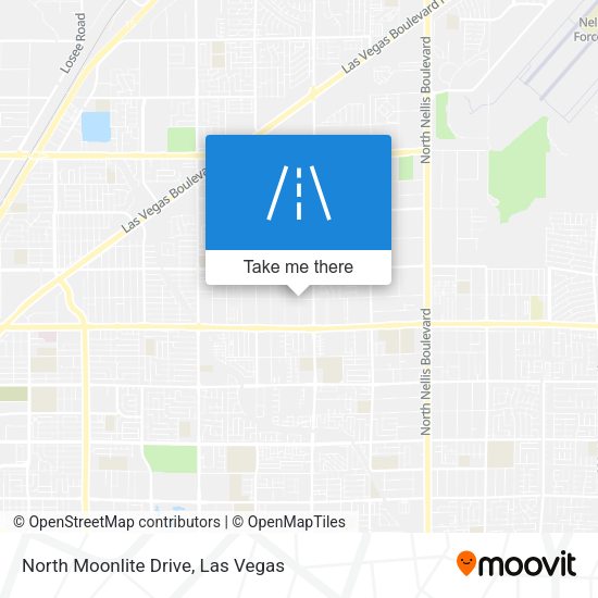 North Moonlite Drive map
