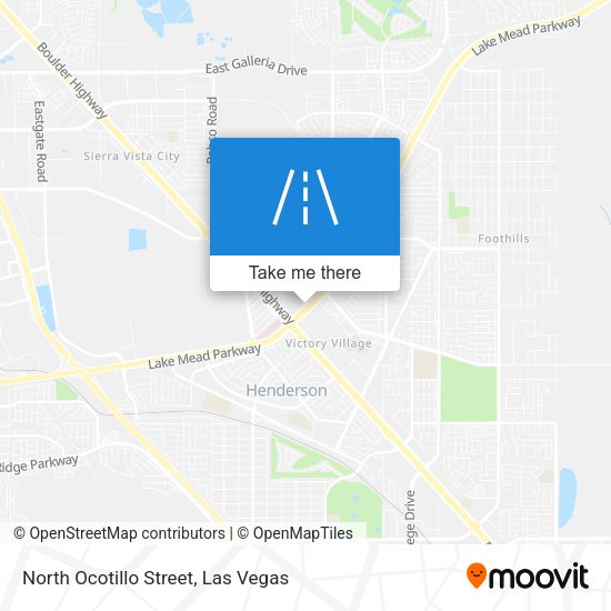 Mapa de North Ocotillo Street