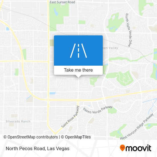 Mapa de North Pecos Road
