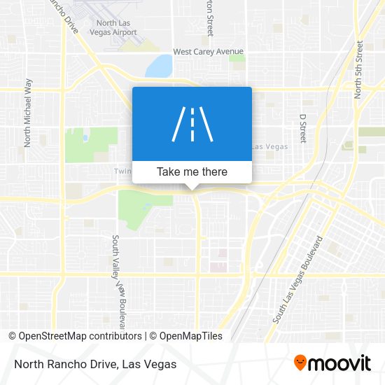 Mapa de North Rancho Drive
