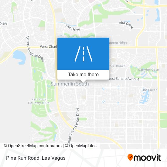 Mapa de Pine Run Road