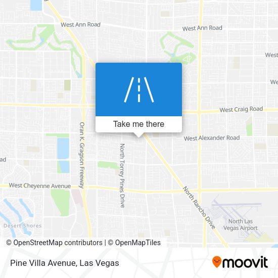 Pine Villa Avenue map