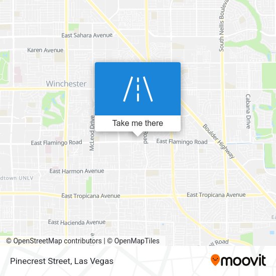 Mapa de Pinecrest Street