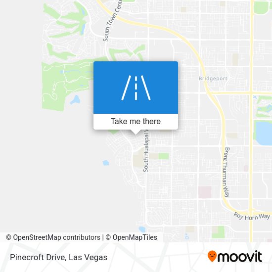 Mapa de Pinecroft Drive